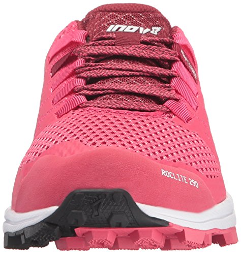 Inov-8 Roclite 290, Zapatillas para Correr en montaña para Mujer, Pink/Black/White, 35.5 EU