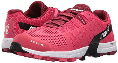 Inov-8 Roclite 290, Zapatillas para Correr en montaña para Mujer, Pink/Black/White, 35.5 EU