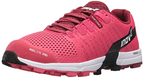 Inov-8 Roclite 290, Zapatillas para Correr en montaña para Mujer, Pink/Black/White, 35.5 EU