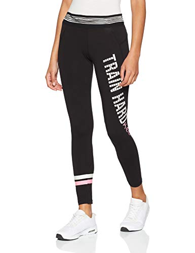 Inside 6spp23 Mallas de Entrenamiento, Negro (Black 1), W28/L27 para Mujer