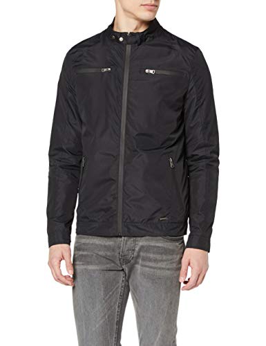 Inside 7CCAN02 Chaqueta Bomber, Negro (Negro 1), Large (Tamaño del Fabricante:L) para Hombre