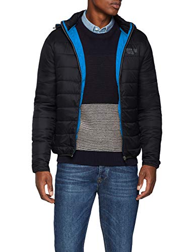 Inside Ccan29 Chaqueta Bomber, Negro (Black 1), Medium para Hombre