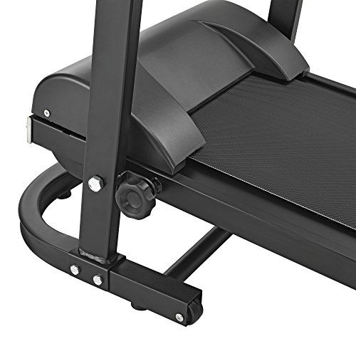 [in.tec] Cinta de Correr [Negra] mecánica (NO automático) con Pantalla LCD Plegable Entrenamiento en casa Fitness