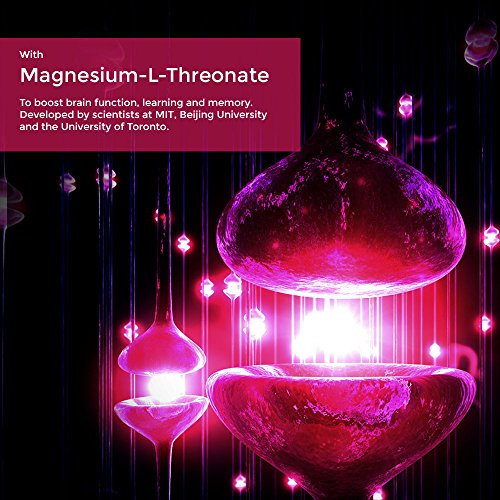 Intelligent Labs Complemento de Magnesio MagEnhance, Complejo de L-Treonato de Magnesio, con Glicinato y Taurato de Magnesio, Vitamina de Magnesio
