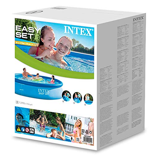 Intex 28143NP - Piscina hinchable Easy Set 396 x 84 cm, 7.290 litros