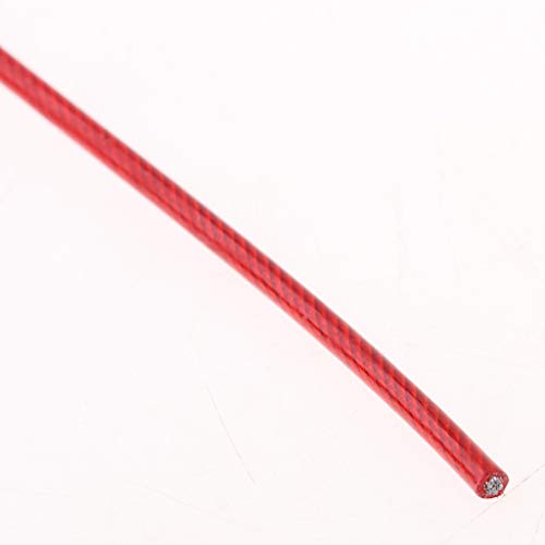 IPOTCH 2pcs Cable de Repuesto para Cuerda de Salto, Accesorios para Ejercicios de Combas - Rojo