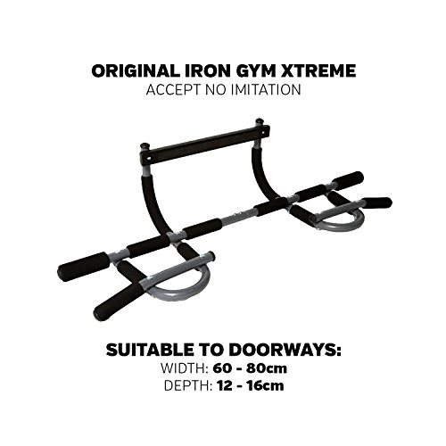 Iron Gym XTREME - Aparato para ejercitar la parte superior del cuerpo, color plateado