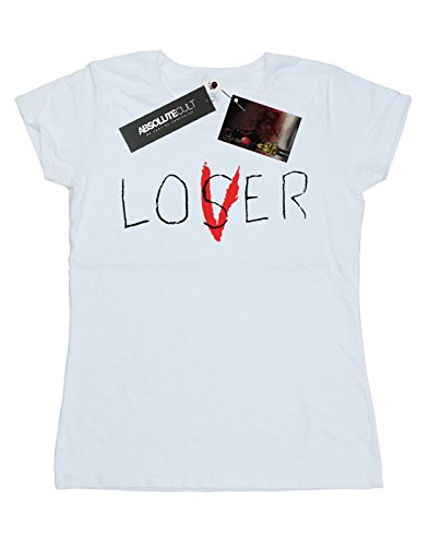 It Mujer Loser Lover Camiseta Small Blanco