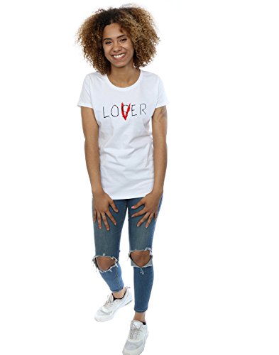 It Mujer Loser Lover Camiseta Small Blanco