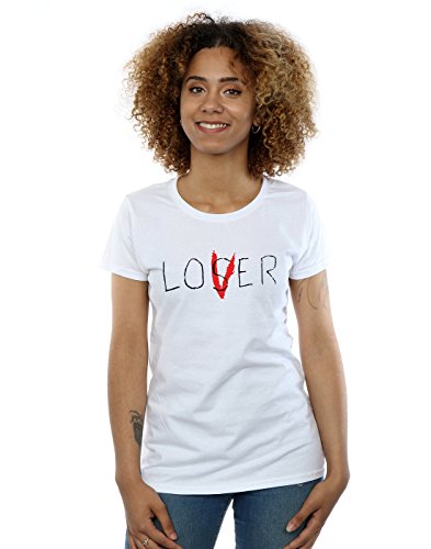 It Mujer Loser Lover Camiseta Small Blanco