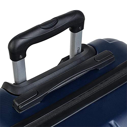 ITACA - Maleta de Viaje Grande XL Rígida 4 Ruedas Trolley 73 cm de ABS Lisa. Cómoda Resistente y Ligera. Calidad Diseño Gran Capacidad. Estilo y Marca. 771170, Color Marino