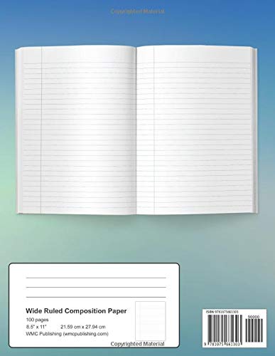 Jace's Notebook: Large textbook sized wide-ruled personalized notebook for note-taking, journaling and creative writing, exploring your thoughts and feeling, or simply scribbling.