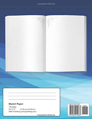 Jace's Sketchbook: Large textbook sized blank book for sketching, drawing, writing or simply scribbling and doodling.