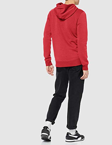 Jack & Jones JCOBOOSTER Sweat Hood Oct 19 Sudadera con Capucha, Rojo (Rio Red Rio Red), L para Hombre