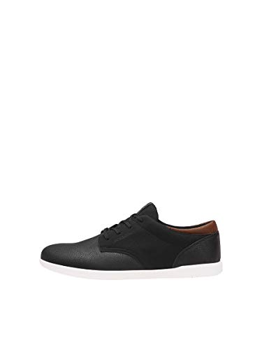 JACK & JONES Jfwjamie PU Combo Noos, Zapatillas para Hombre, Gris (Anthracite Anthracite), 42 EU