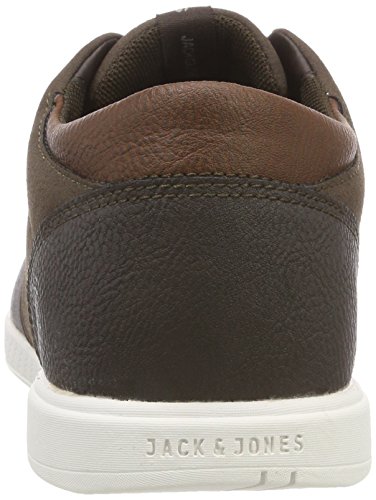 JACK & JONES Jfwjamie PU Combo, Zapatillas para Hombre, Marrón (Java Java), 40 EU