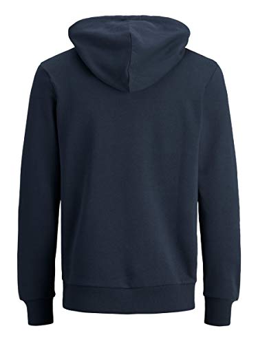 Jack & Jones Jjecorp Logo Sweat Hood Noos Capucha, Azul (Navy Blazer Detail: Reg Fit), Small para Hombre