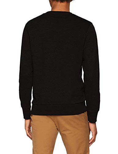 JACK & JONES Jjeholmen Sweat Crew Neck Noos, Suéter para Hombre, Negro (Black), Large