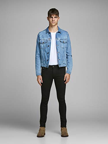 JACK & JONES Jjiliam Jjoriginal Am 009 Lid Noos, Jeans Hombre, Negro (Black Denim), W30/L30 (Talla del fabricante: 30)