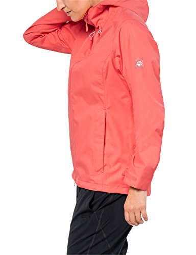 Jack Wolfskin Arroyo - Chaqueta para Mujer, Mujer, 1108912-2086004, Orange(Flamingo), Large