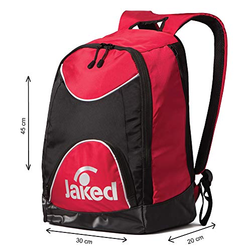 JAKED Calipso M Backpack, Mochila Deportiva para Hombre Y Mujere, Funcional, Duradera, Ligera E Impermeable, para Gimnasio, Piscina, Ciclismo, Excursión, Senderismo, Viajes, Acampada O Uso Diario