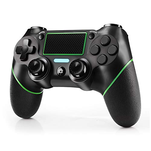 JAMSWALL Mando para PS4, Inalámbrico Controlador para Playstation 4 Wireless Controller Bluetooth Gamepad Joystick con Vibración Doble Jack de Audio de Seis Ejes