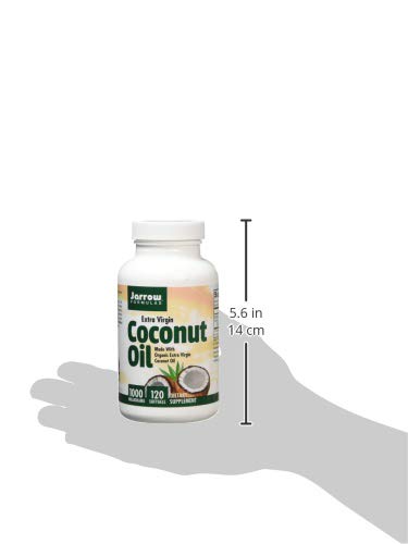 Jarrow Formulas Suplemento Dietético de Aceite Extra Virgen de Coco (100mg/c) - 120 Cápsulas