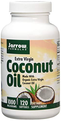 Jarrow Formulas Suplemento Dietético de Aceite Extra Virgen de Coco (100mg/c) - 120 Cápsulas