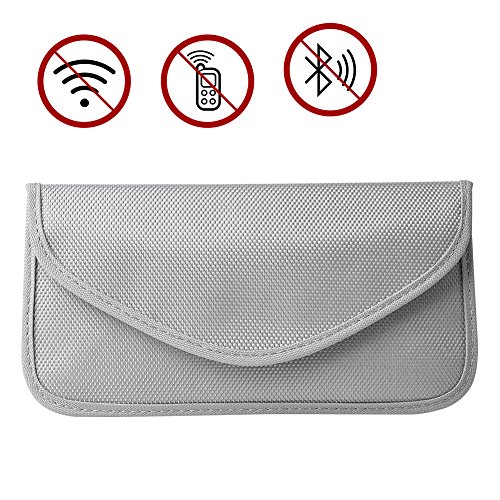 Jaula de Faraday Movil ,Bolsa Faraday de Llave para Coche(Gris)