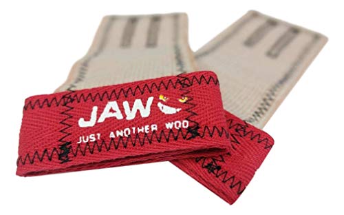JAW Pullup Grips - Agarre de Mano más Vendido para WODs – empuñaduras de Palma para Crossfit, Fitness, Gimnasia y Levantamiento de Pesas – Protege Tus Manos de roturas y desgarros