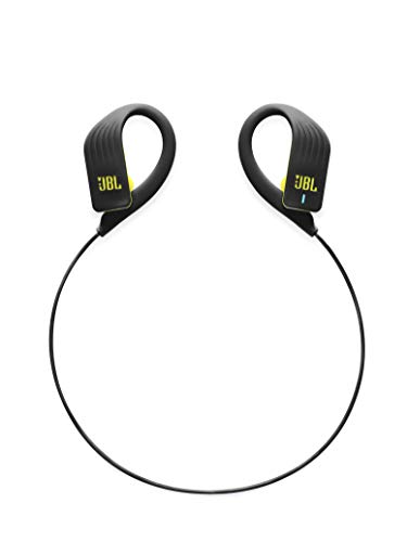 JBL Endurance Sprint - Auriculares inalámbricos deportivos in ear con controles táctiles, resistentes al agua (IPX7), con función manos libres, bluetooth 4.2, negro y amarillo