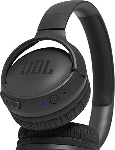 JBL Tune500BT - Auriculares supraaurales inalámbricos con conexiones multipunto y asistente de voz, batería de 16 h, negro