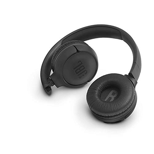 JBL Tune500BT - Auriculares supraaurales inalámbricos con conexiones multipunto y asistente de voz, batería de 16 h, negro