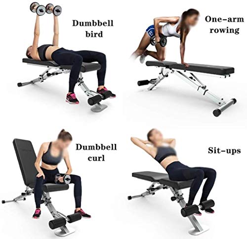 JCCOZ-URG Bench Press Plegable heces, heces de Entrenamiento de la Fuerza, Sit-up Stool, Pesa heces, Dispositivo físico Abdominal, Utilizado for la Cubierta de Fitness URG