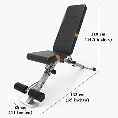 JCCOZ-URG Bench Press Plegable heces, heces de Entrenamiento de la Fuerza, Sit-up Stool, Pesa heces, Dispositivo físico Abdominal, Utilizado for la Cubierta de Fitness URG