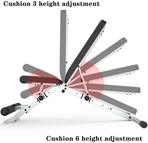 JCCOZ-URG Bench Press Plegable heces, heces de Entrenamiento de la Fuerza, Sit-up Stool, Pesa heces, Dispositivo físico Abdominal, Utilizado for la Cubierta de Fitness URG