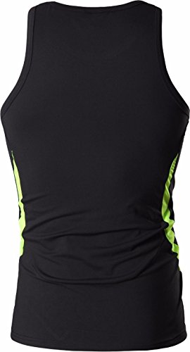 jeansian 3 Packs Hombre Camiseta Deportiva Sin Mangas Muscle Fitness Chaleco Deportivo Men Vest Tank Tops LSL3306 PackA M