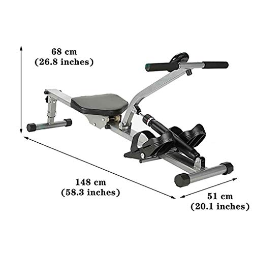 JF Máquina De Remo En Casa Máquina De Remo Muscular De Pérdida De Peso Ajustable, Masculina Y Femenina Máquina De Remo De Agua Equipo De Gimnasio Plegable (Tamaño: 148 * 51 * 68Cm)