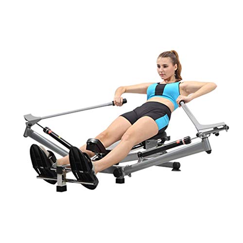 JHSHENGSHI Máquina de Remo Equipo de Fitness, Concepto 2 Modelo d Plegable máquina de Remo hidráulica Chica Entrenador de Ejercicio de Cuerpo Completo