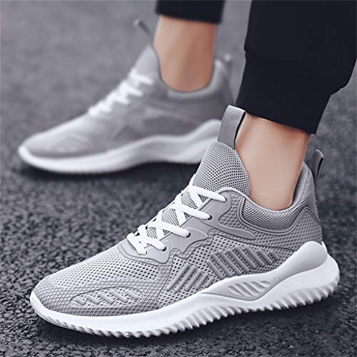 JiaMeng Zapatillas de Running para Hombre Zapatillas para Hombre Zapatillas de Senderismo para Hombre al Aire Libre Fitness Casual Sneakers Invierno