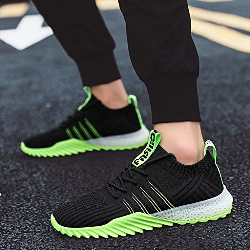 JiaMeng Zapatillas de Running para Hombre Zapatillas para Hombre Zapatillas de Senderismo para Hombre al Aire Libre Fitness Casual Sneakers Invierno