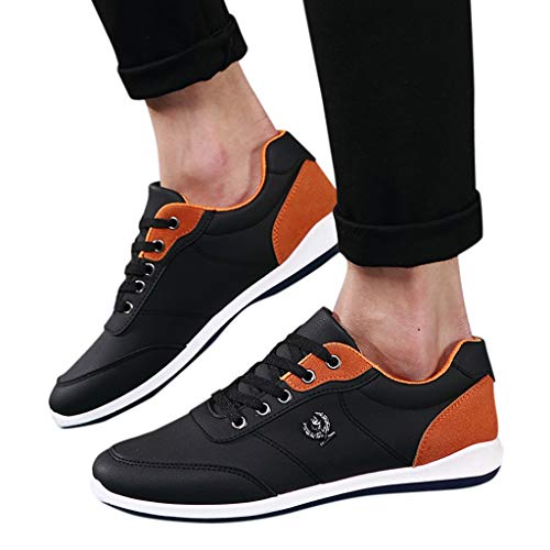 JiaMeng Zapatillas de Running para Hombre Zapatillas para Hombre Zapatillas de Senderismo para Hombre al Aire Libre Fitness Casual Sneakers Invierno