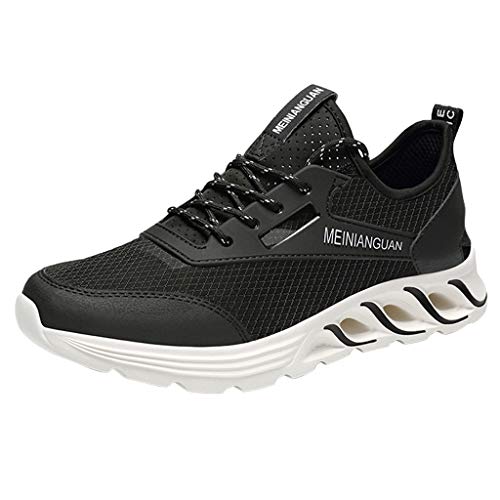 JiaMeng Zapatillas de Running para Hombre Zapatillas para Hombre Zapatillas de Senderismo para Hombre al Aire Libre Fitness Casual Sneakers Invierno