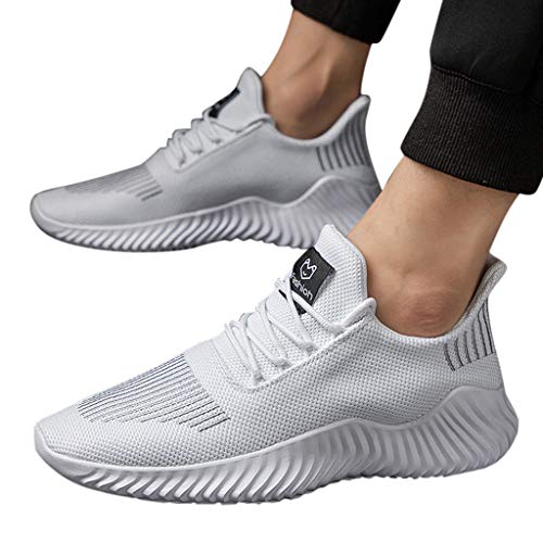 JiaMeng Zapatillas de Running para Hombre Zapatillas para Hombre Zapatillas de Senderismo para Hombre al Aire Libre Fitness Casual Sneakers Invierno