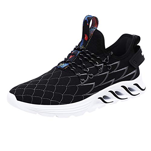 JiaMeng Zapatillas de Running para Hombre Zapatillas para Hombre Zapatillas de Senderismo para Hombre al Aire Libre Fitness Casual Sneakers Invierno