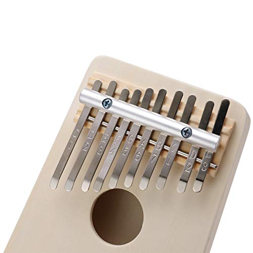 JIANG Pulgar Piano El Simple Montaje Kalimba Trabajo Hecho a Mano DIY Kit de Madera Dedo Pulgar Piano Transparentes Coloridos Kalimba Instrumento de música de los nuevos niños de Regalo