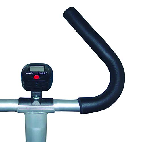 JOCCA Stepper Lateral Con Barra De Sujección/Contador con 4 funciones: scan, tiempo, contador de pasos y calorías consumidas/Pie tubular ajustable en altura.