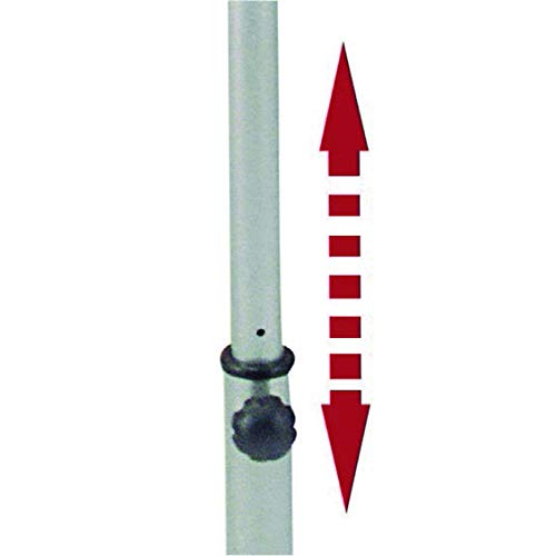 JOCCA Stepper Lateral Con Barra De Sujección/Contador con 4 funciones: scan, tiempo, contador de pasos y calorías consumidas/Pie tubular ajustable en altura.