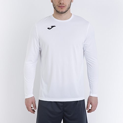 Joma 100092.200 - Camiseta de equipación de Manga Larga para Hombre, Color Blanco, Talla L