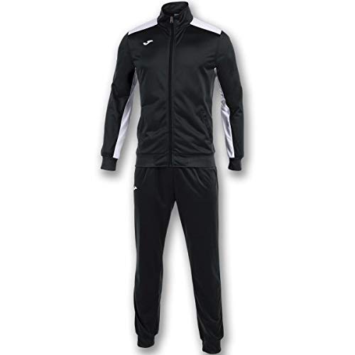 Joma Academy Chandal Caballero, Hombre, Negro/Blanco, L